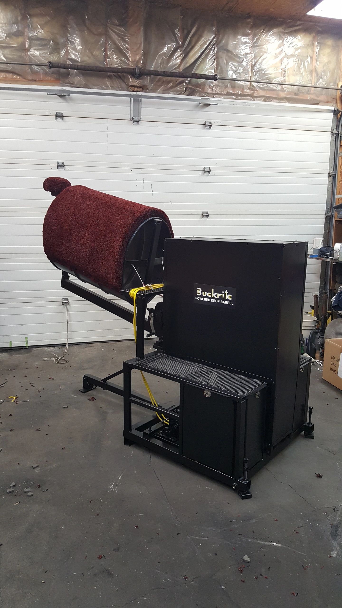 Buckrite Powered Drop Barrel, Bull Riding Training Device